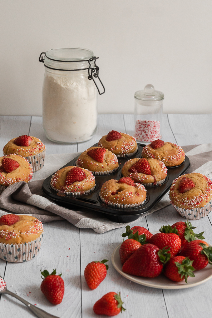 muffins-fraises-vue-ensemble