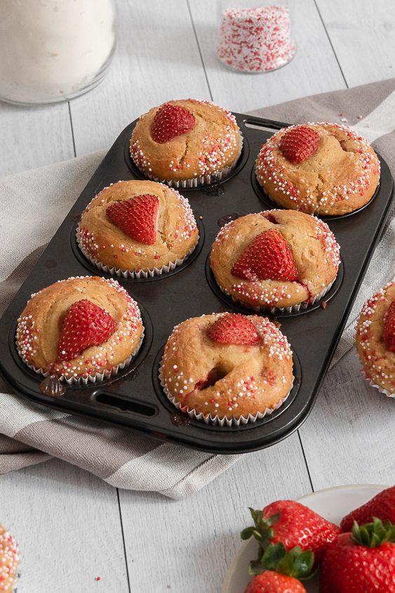 muffins-fraises-zoom-moule